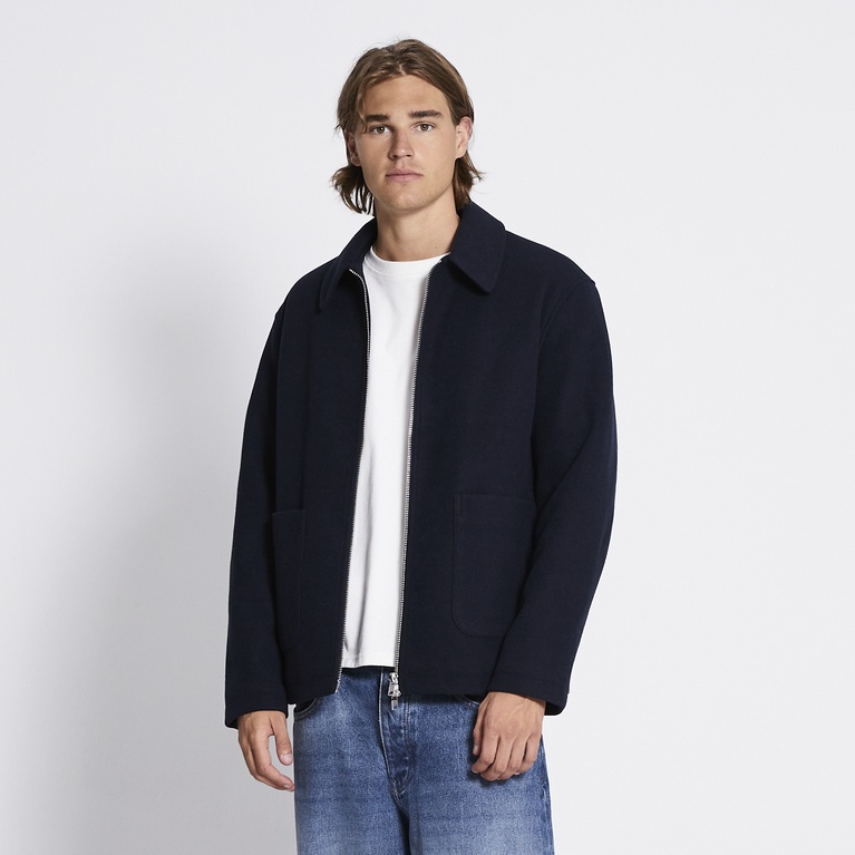 Zip jacket "Zixten" Navy